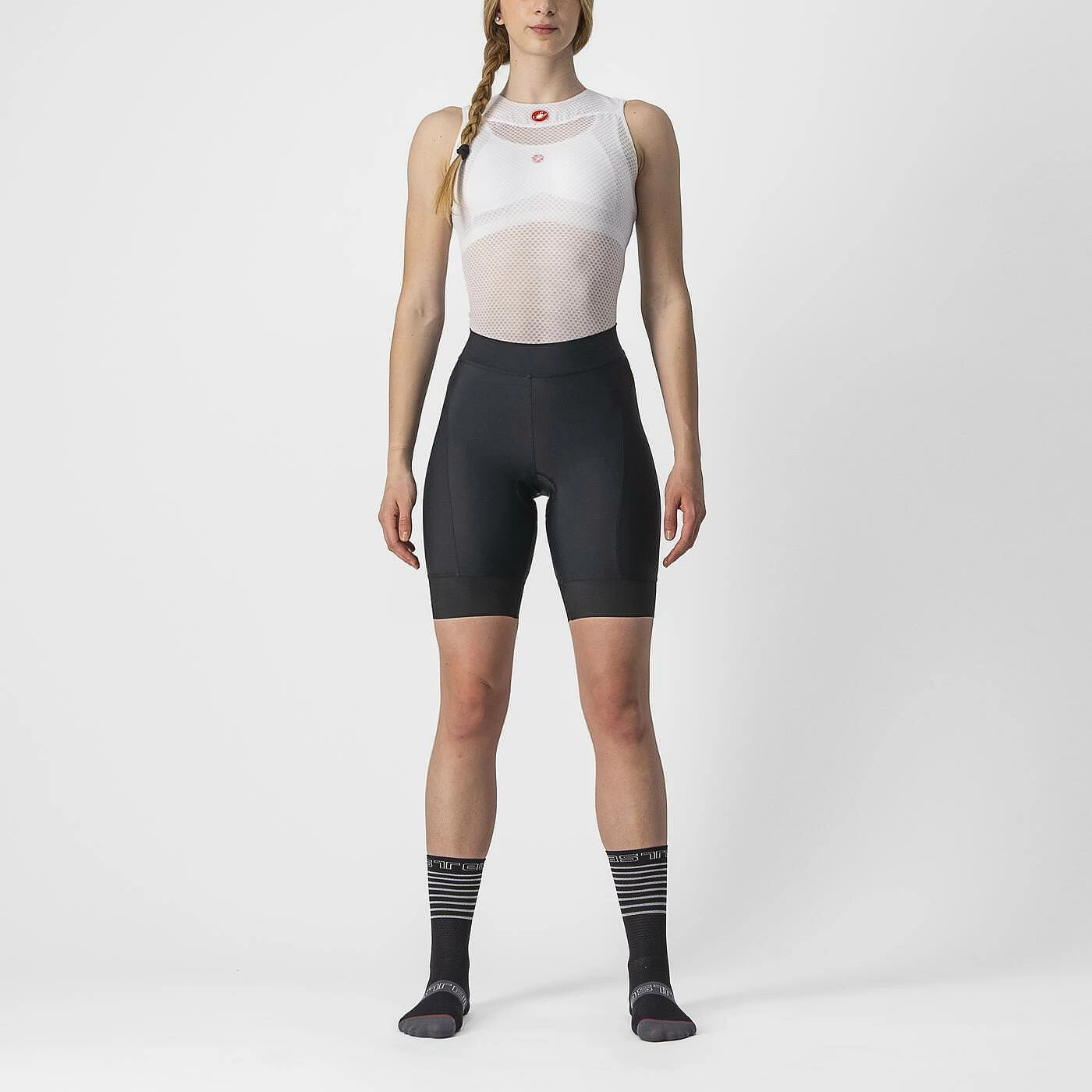 Castelli Prima Women's Shorts - Black/Skylight - Image 3