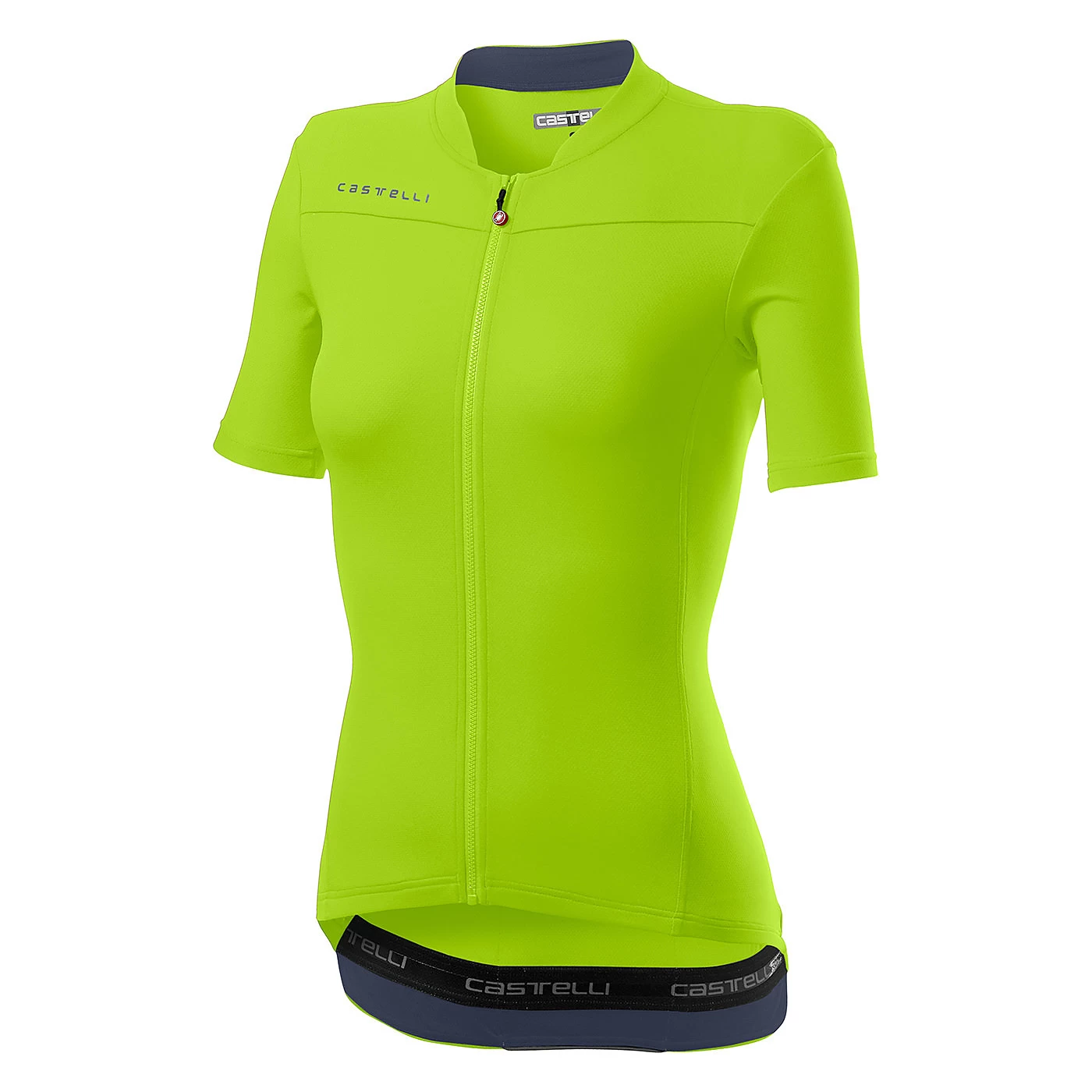 Castelli Anima 3 Womens Short Sleeve Jersey - Light Black/Red - Image 3