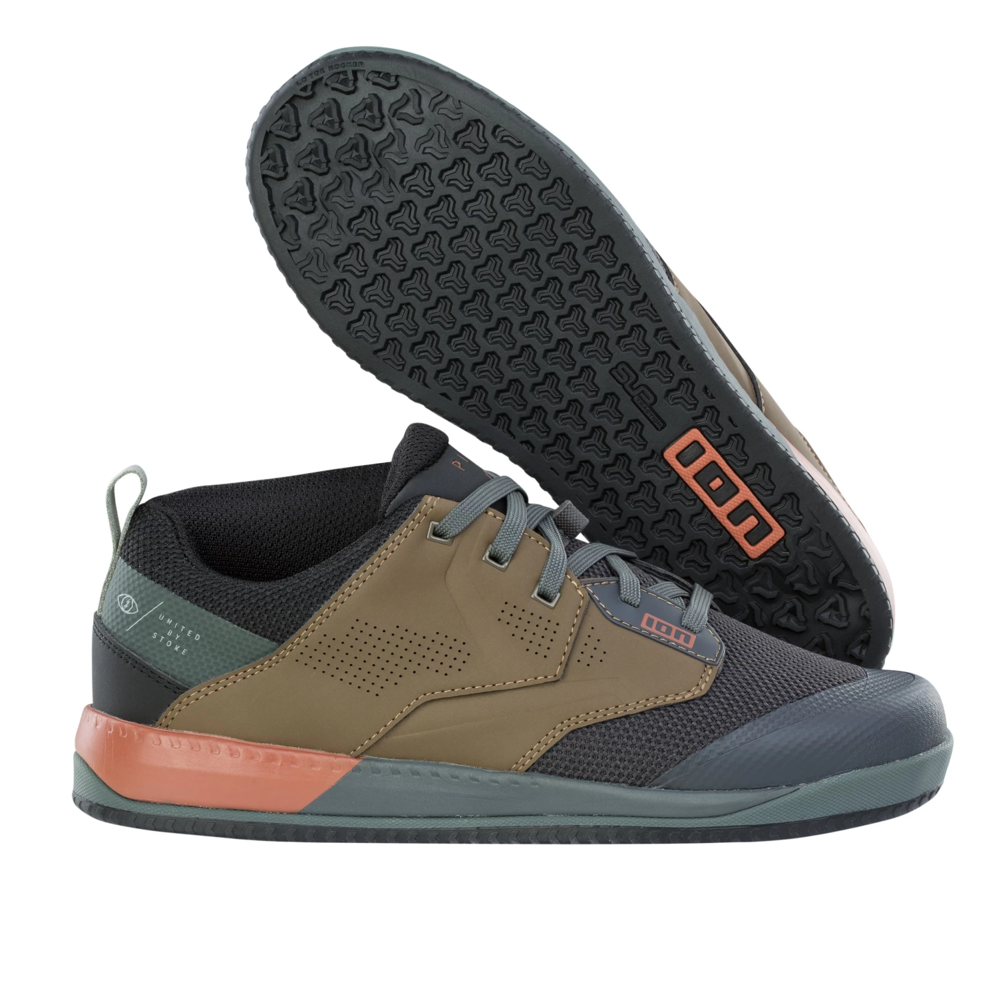 ION Scrub Amp Unisex Flat Mountain Bike Shoes - Black - Image 9