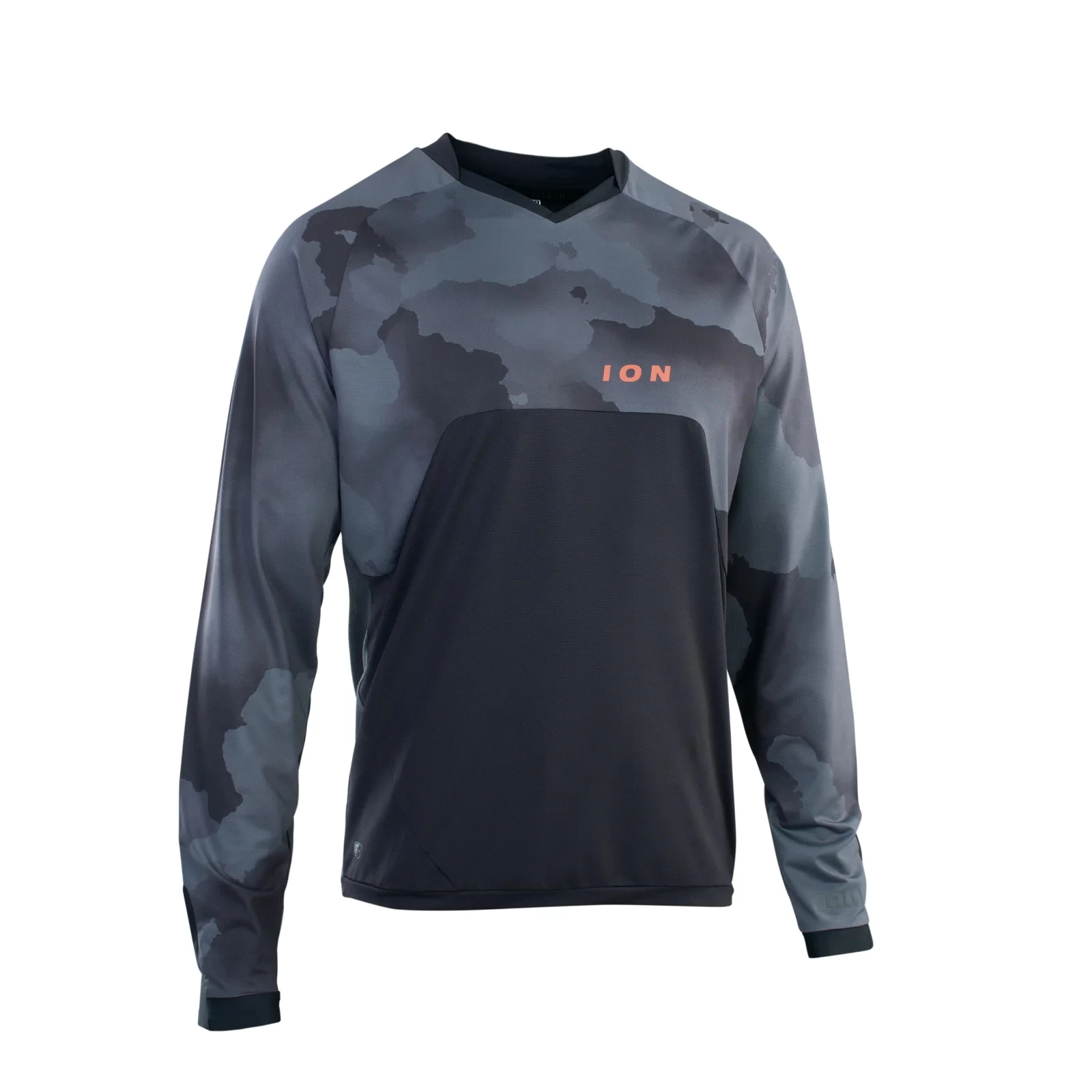 Ion Traze Amp AFT Long Sleeve Men's MTB Jersey - Black - Image 4