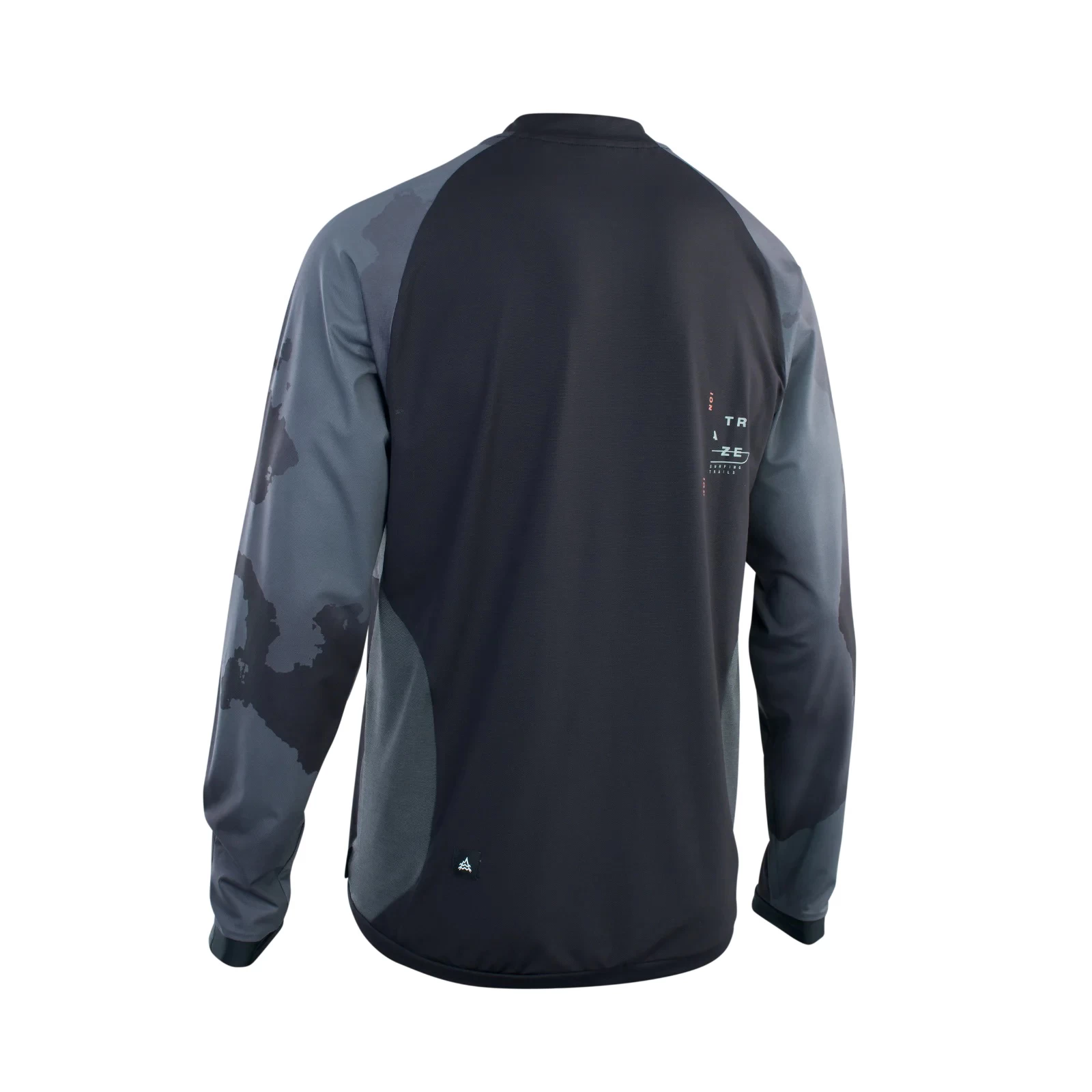 Ion Traze Amp AFT Long Sleeve Men's MTB Jersey - Black - Image 2
