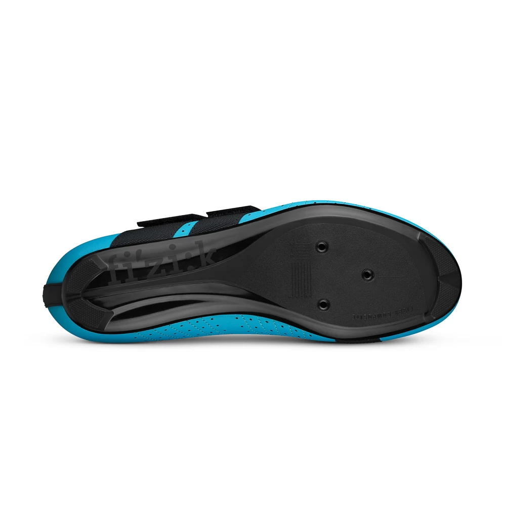 Fizik R5 Tempo Powerstrap Road Shoes - Blue/Black - Image 5