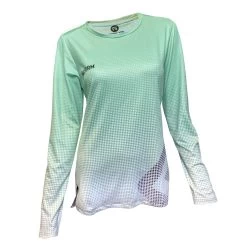 G-Form Fade Women's Long Sleeve Jersey - Mint/White