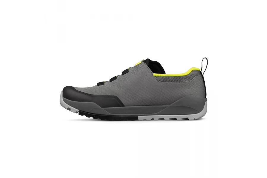Fizik X2 Ergolace Flat MTB Shoes - Grey/Yellow - Image 3