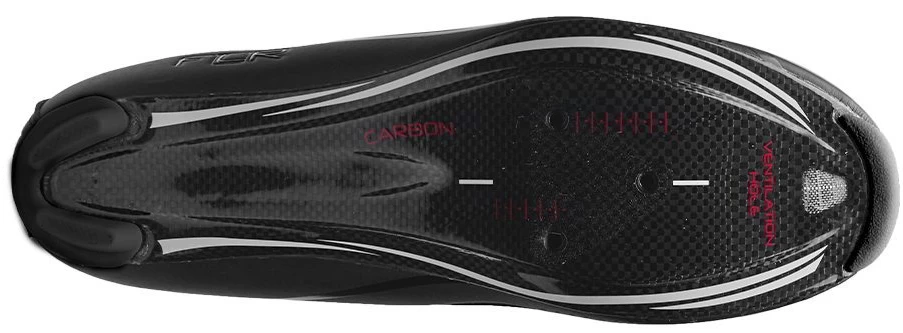 FLR F-XX Strawweight Road Race Full Carbon Sole Shoe - Black - Image 4