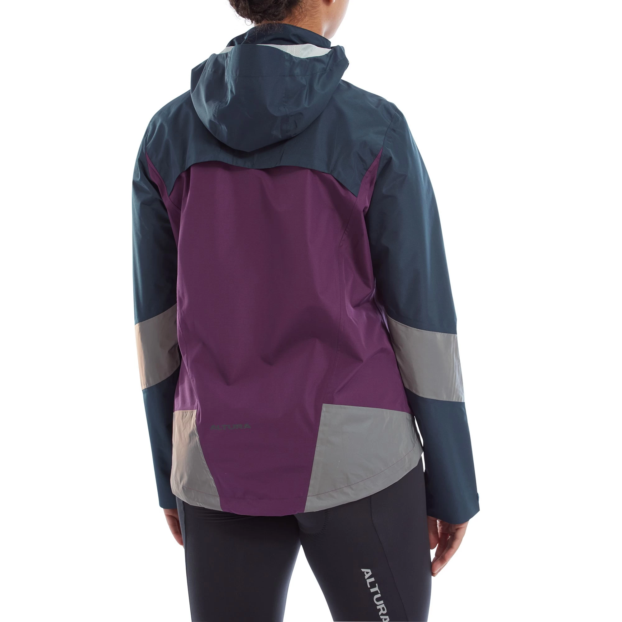 Altura Nightvision Typhoon Waterproof Women's Jacket - Navy/Purple - Image 5