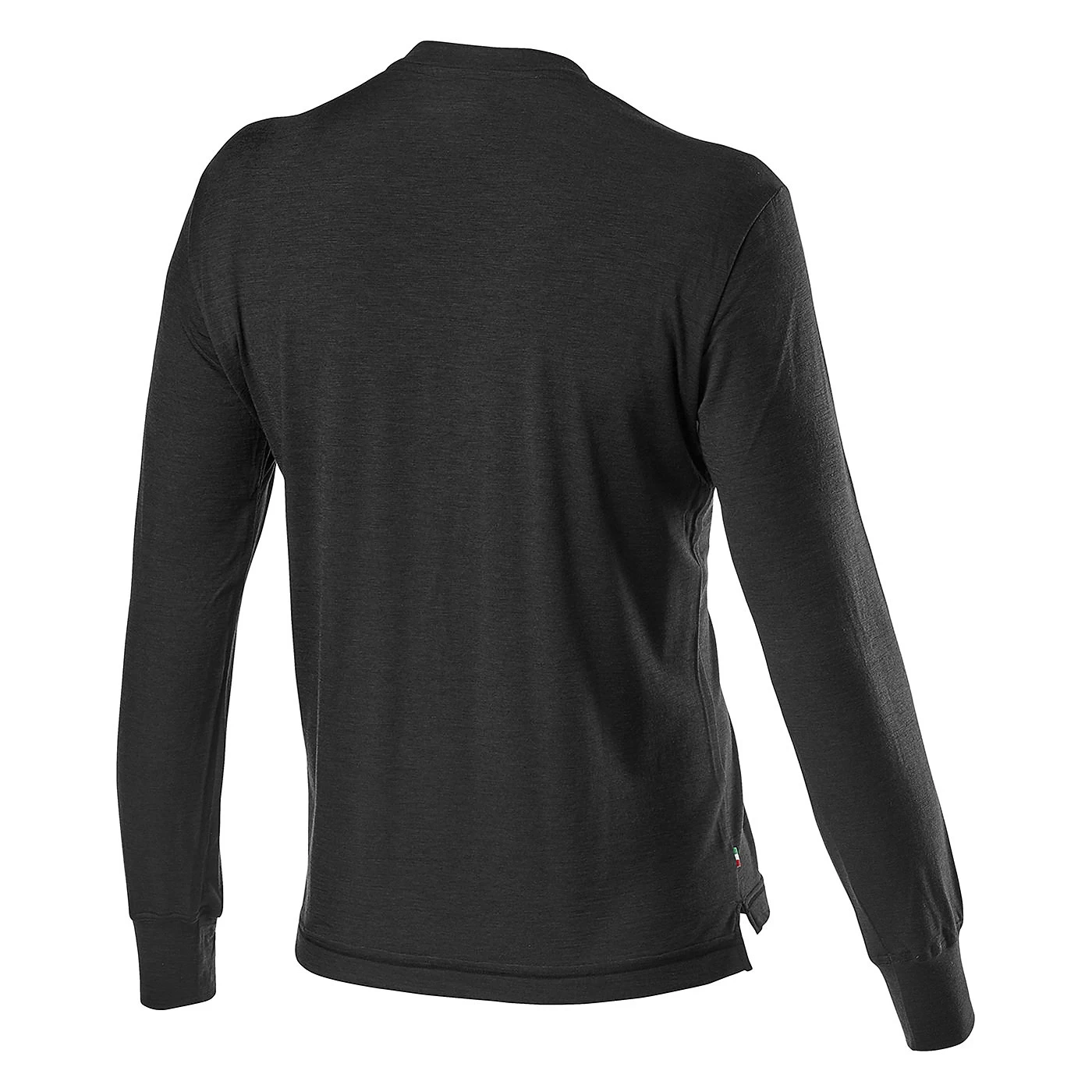 Castelli Merino Long Sleeve Technical T-Shirt - Light Black - Image 4