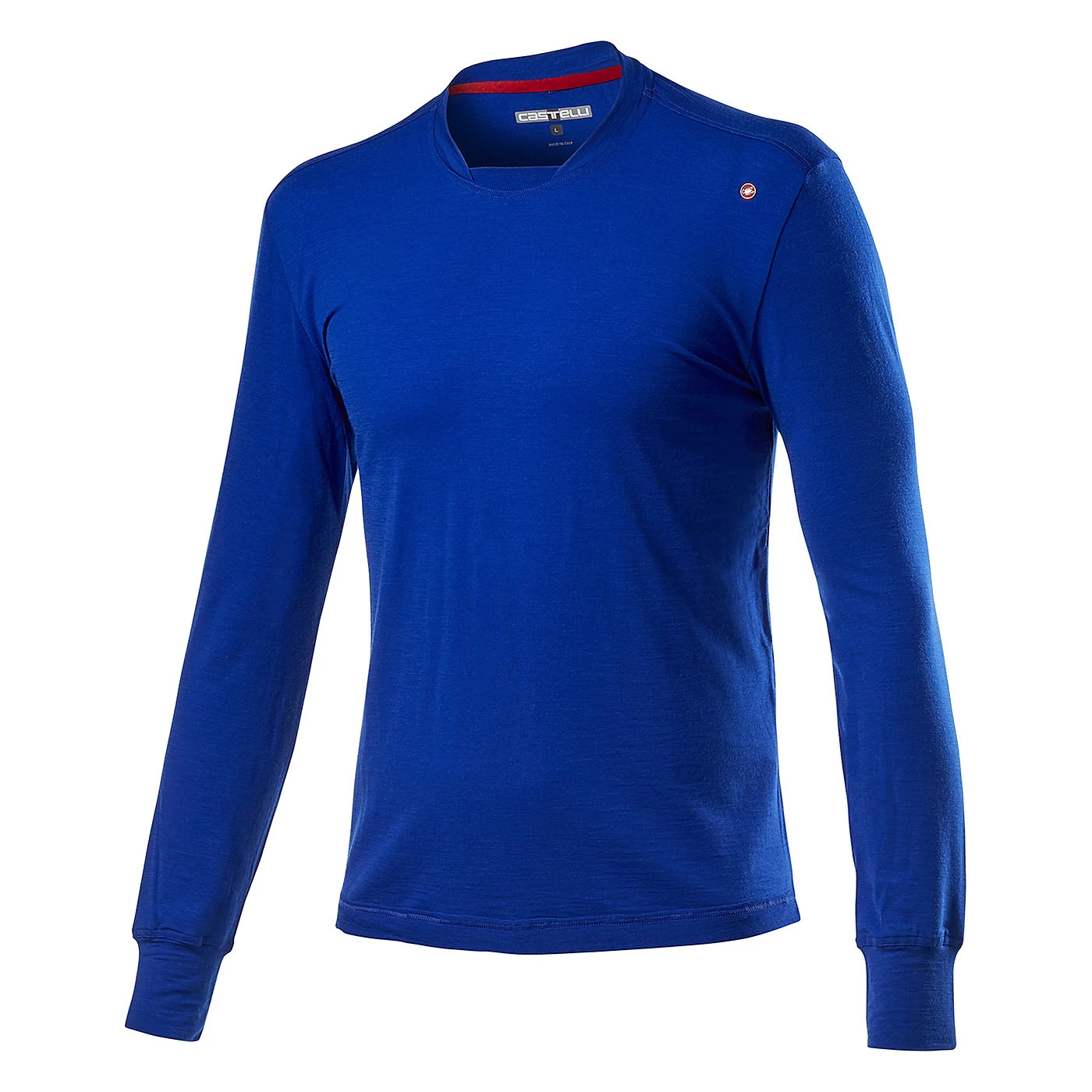 Castelli Merino Long Sleeve Technical T-Shirt - Light Black - Image 3