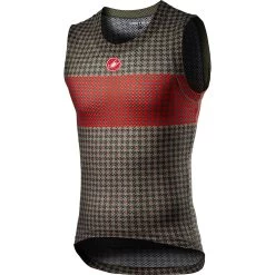 Castelli Pro Mesh Mens Sleeveless Base Layer - Black/White