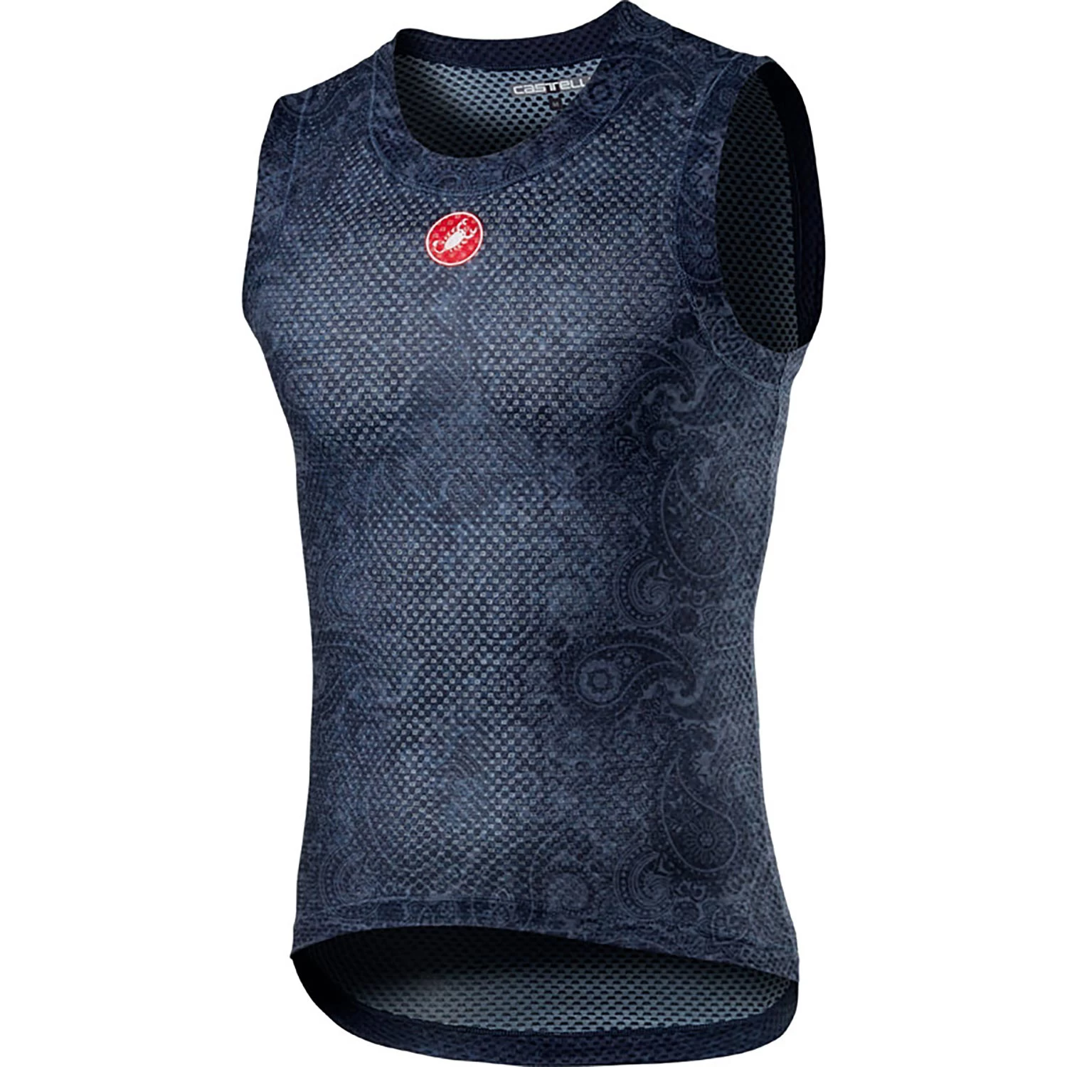 Castelli Pro Mesh Mens Sleeveless Base Layer - Dark Steel Blue - Image 3