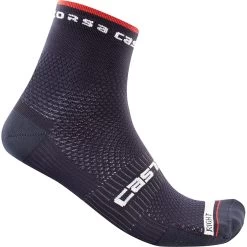Castelli Rosso Corsa Pro 9 Socks - Savile Blue