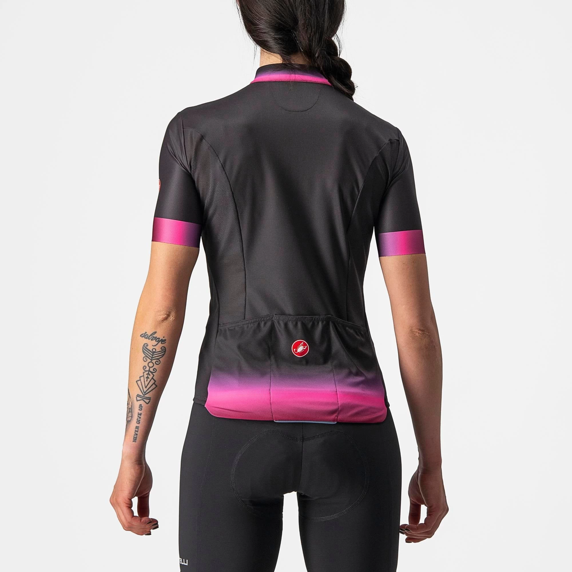 Castelli Gradient Women's Short Sleeve Jersey - Light Black - Image 4