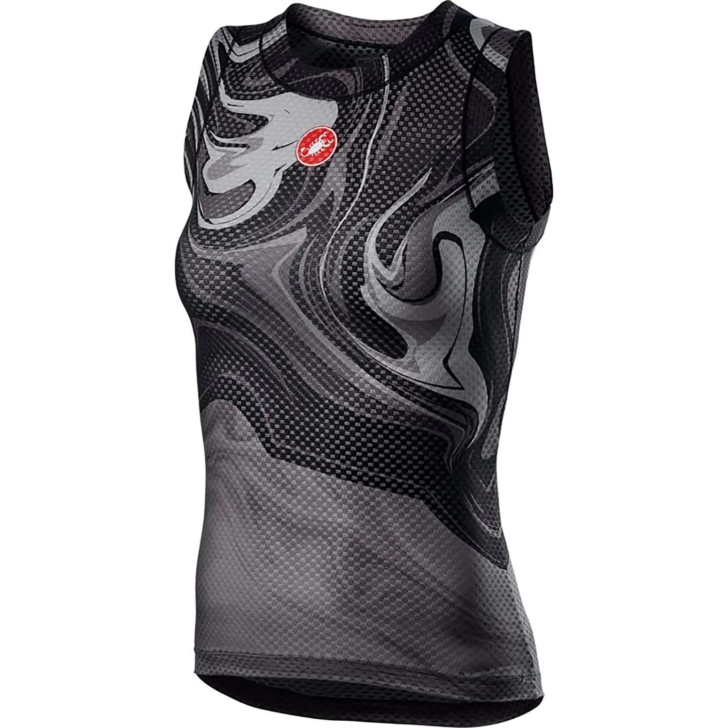 Castelli Pro Mesh Womens Sleeveless Base Layer - Light Black - Image 3