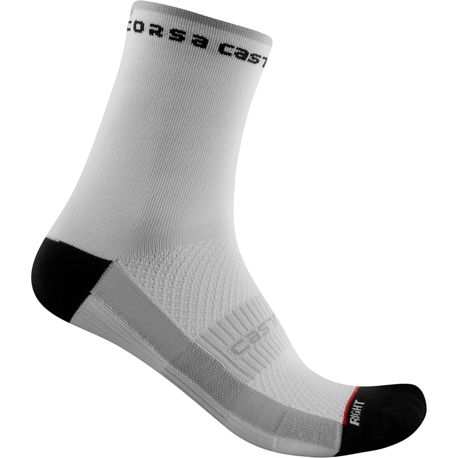 Castelli Rosso Corsa 11 Women's Socks - Skylight/Pop Orange - Image 5