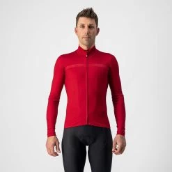 Castelli Pro Thermal Mid Men's Long Sleeve Jersey - Pro Red