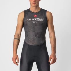 Castelli Pro Mesh Men's Sleeveless Base Layer - Black