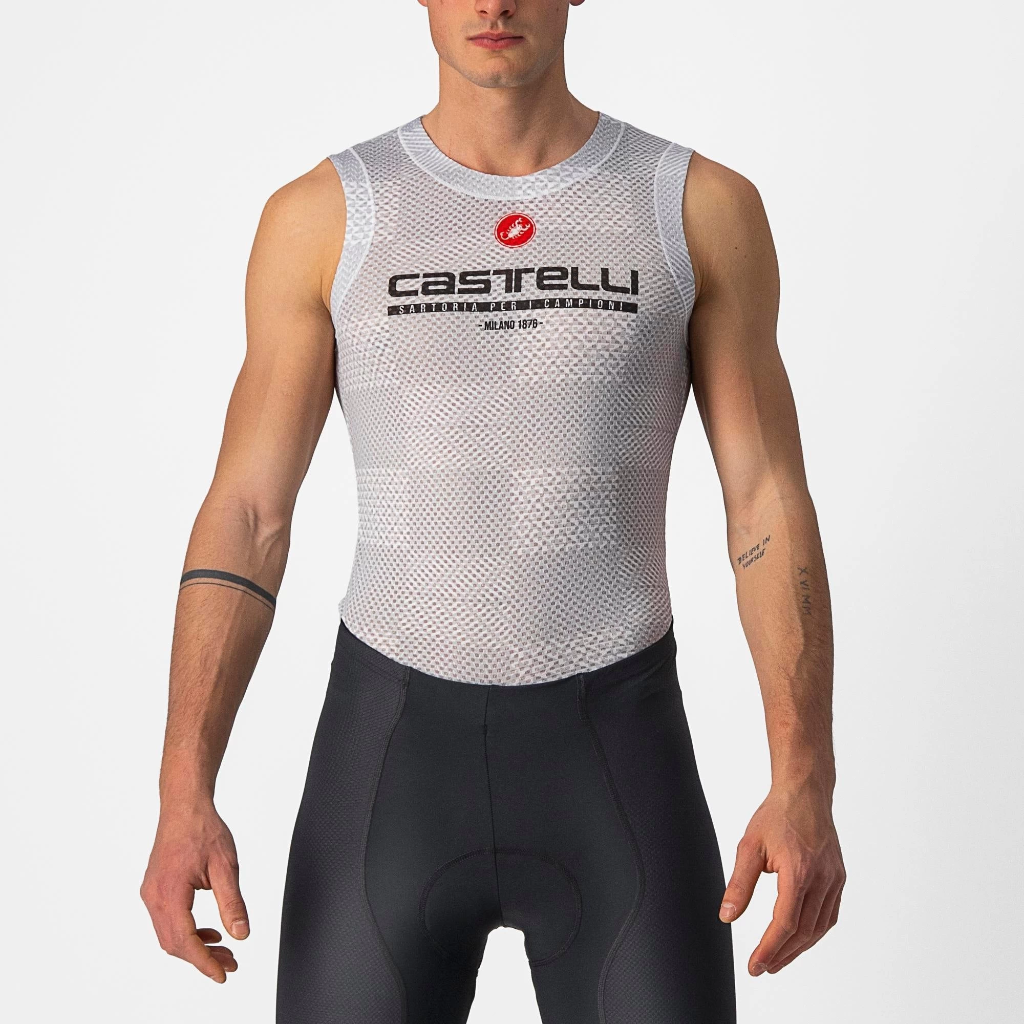 Castelli Pro Mesh Men's Sleeveless Base Layer - Black - Image 3