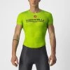 Castelli Pro Mesh Men's Short Sleeve Base Layer - Electric Lime