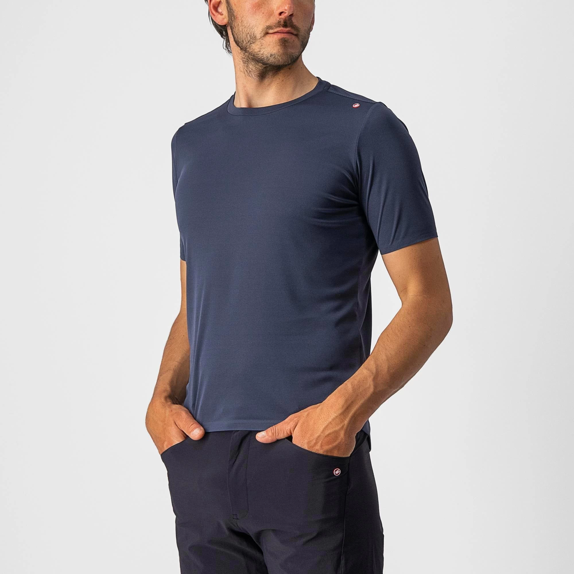Castelli Tech 2 Men's Technical T-Shirt - Savile Blue - Image 3