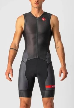 Castelli Free Sanremo 2 Men's Sleeveless Tri Suit - Black