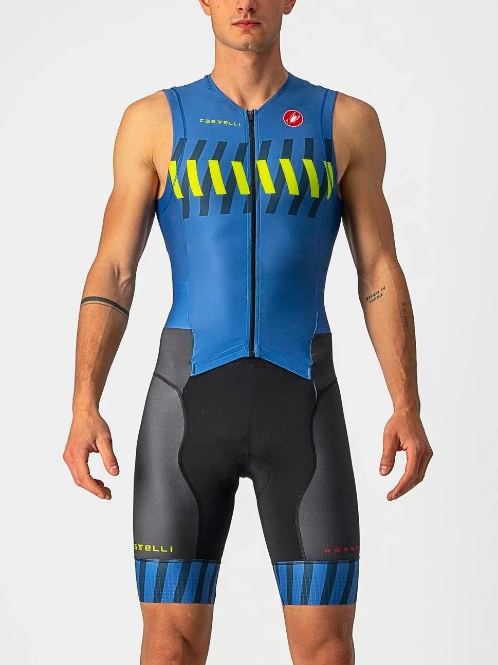 Castelli Free Sanremo 2 Men's Sleeveless Tri Suit - Black - Image 4