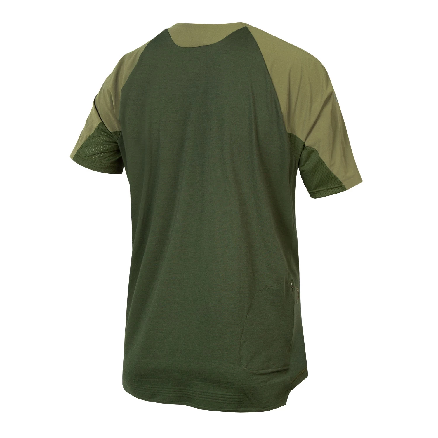Endura GV500 Foyle Men's Causal T-Shirt - Olive Green - Image 3