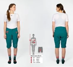 Endura SingleTrack II Women's Baggy Shorts - Spruce Green