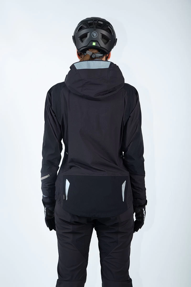 Endura MT500 Waterproof Women's Jacket - Black - Image 3