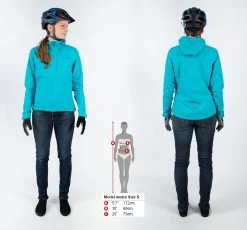 Endura Hummvee Waterproof Women's Hooded Jacket - Pacific Blue