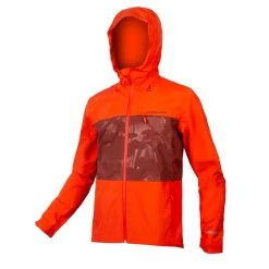 Endura SingleTrack II Waterproof Men's Jacket - Paprika