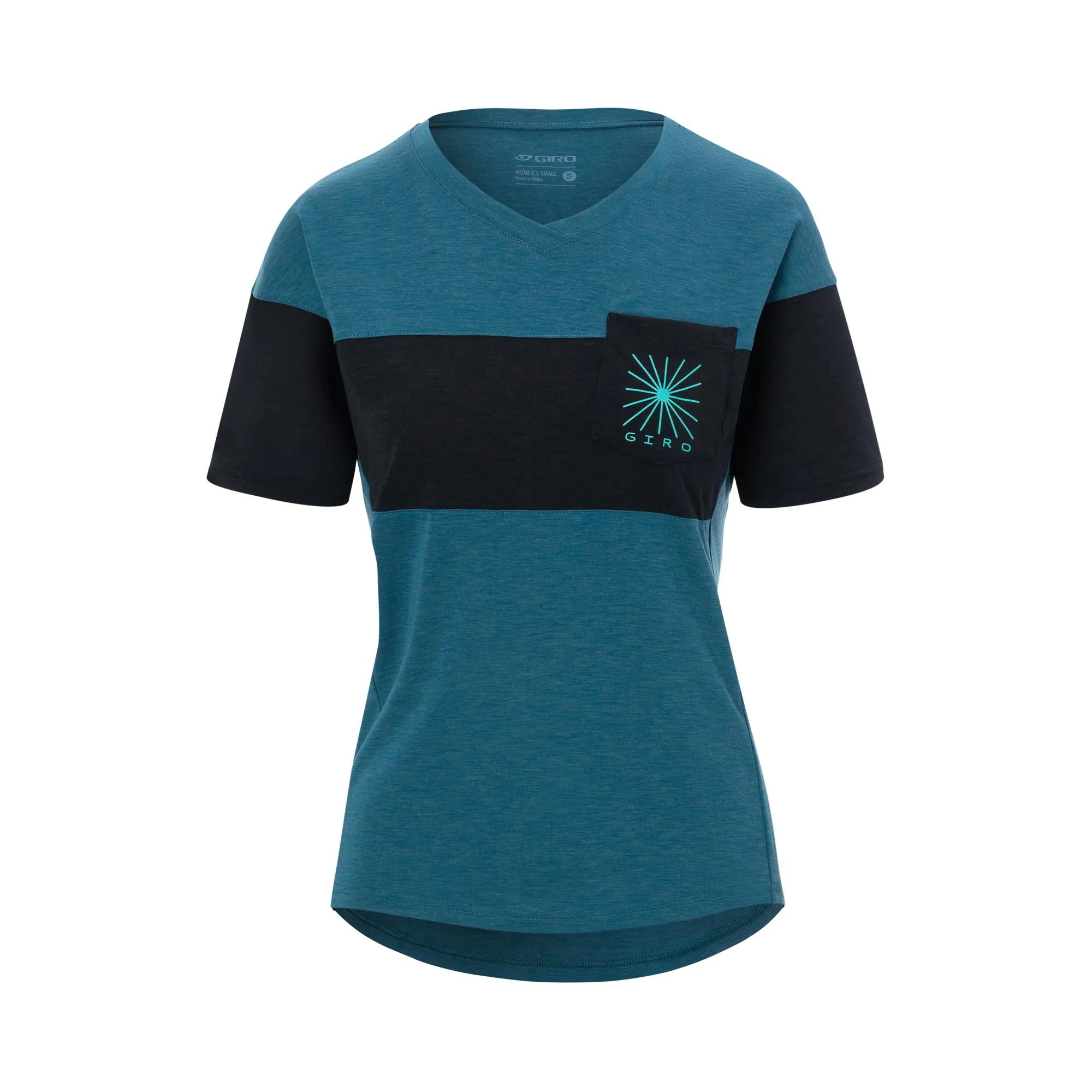 Giro Ride Women's Short Sleeve Jersey - Harbour Blue/Black - Image 3