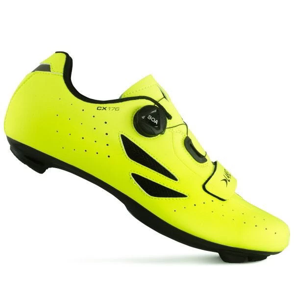 Lake CX176 Road Shoes - Hi-Viz Yellow - Image 2
