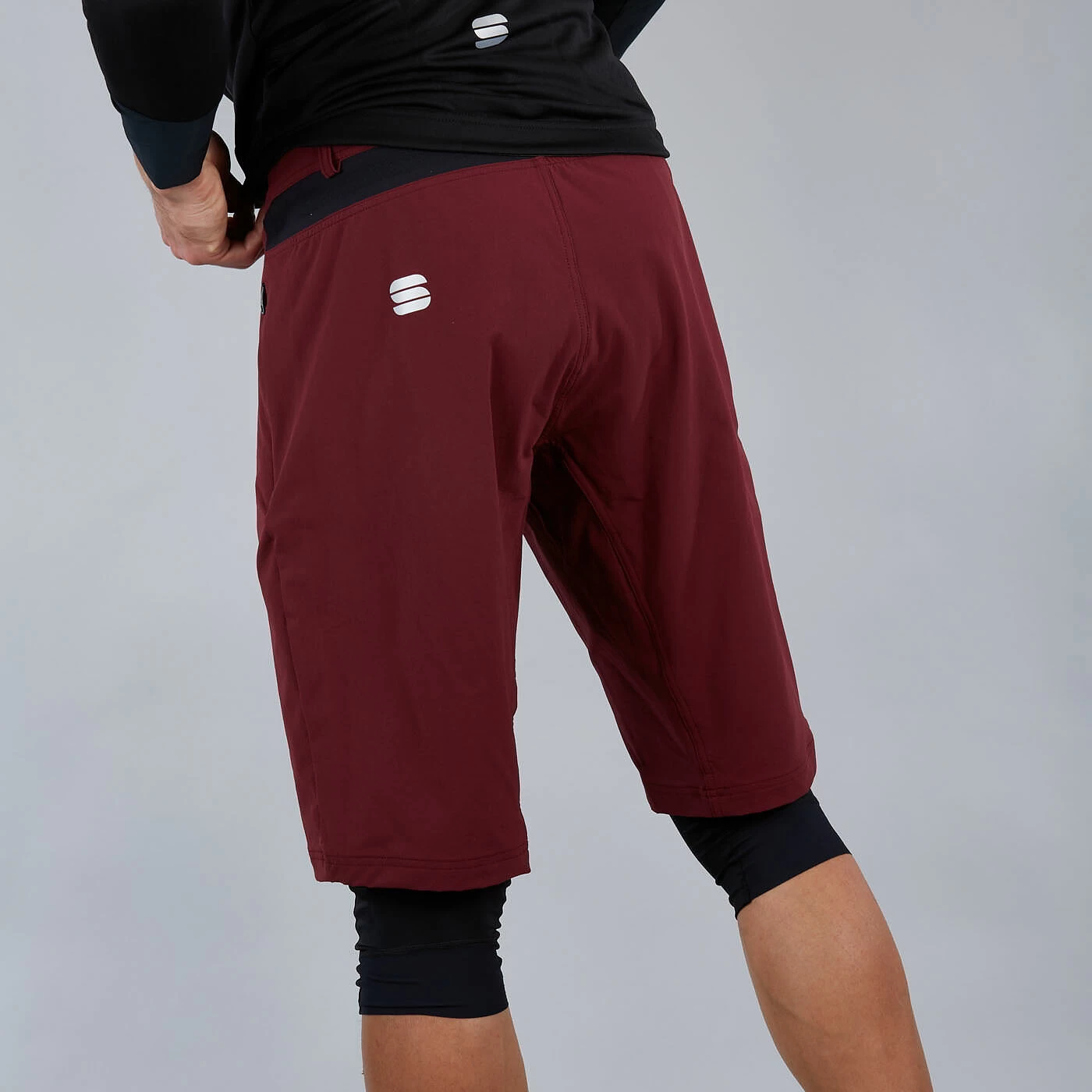 Sportful Giara Overshorts - Red Wine - Image 5