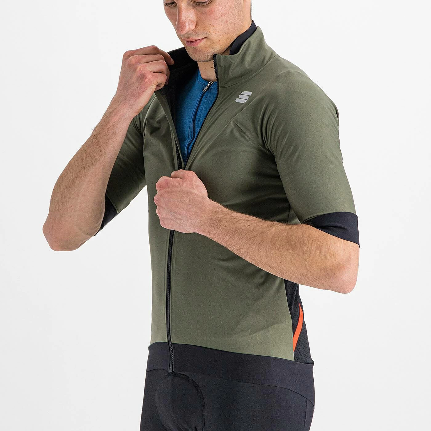 Sportful Fiandre Pro Short Sleeve Windproof Men's Jacket - Beetle - Image 4