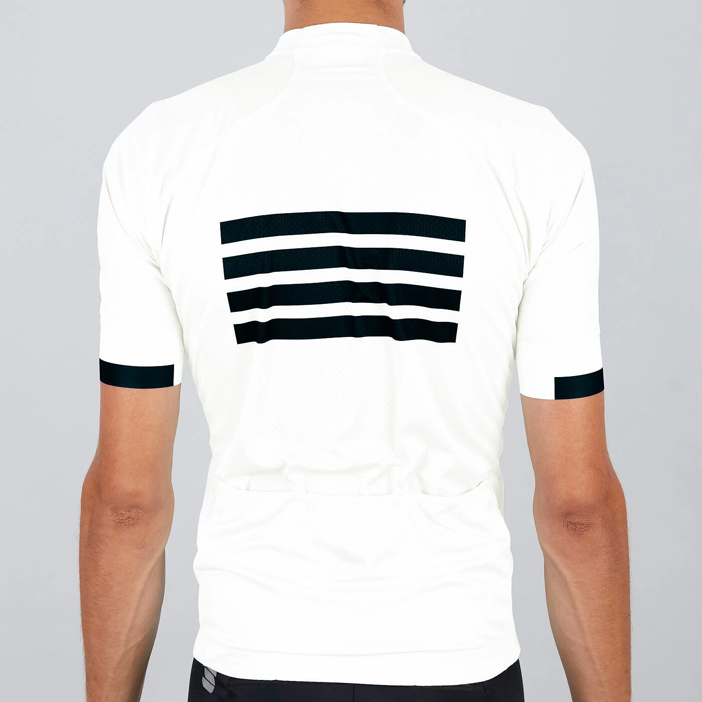 Sportful Wire Short Sleeve Jersey - White/Black/Gold