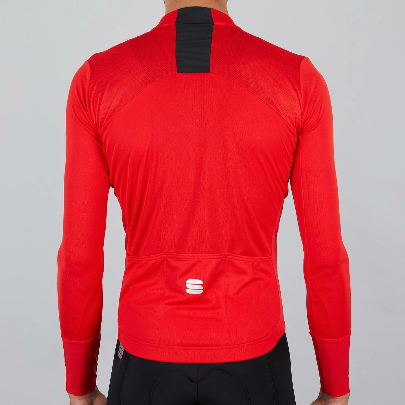 Sportful Strike Long Sleeve Jersey - Red/Black - Image 4