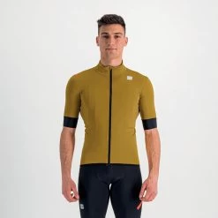 Sportful Fiandre Light NoRain Short Sleeve Men's Jacket - Dark Gold