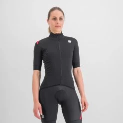 Sportful Fiandre Light NoRain Women's Short Sleeve Jacket - Red Wine