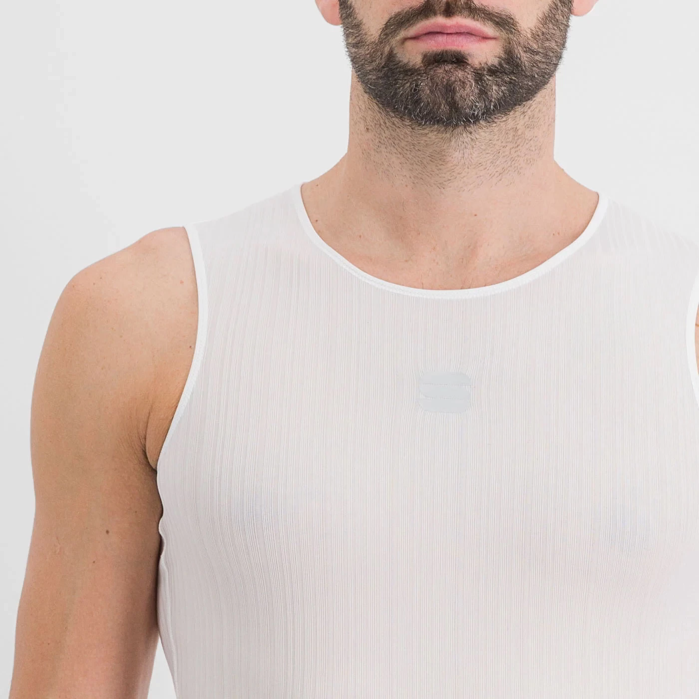 Sportful Pro Men's Sleeveless Base Layer - White