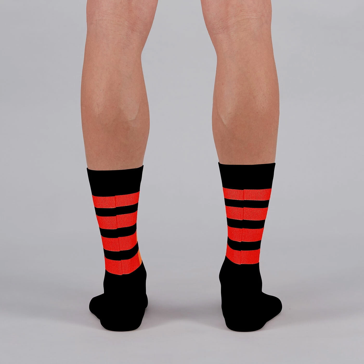 Sportful Mate Socks - Black/Fire Red/Orange SDR - Image 2