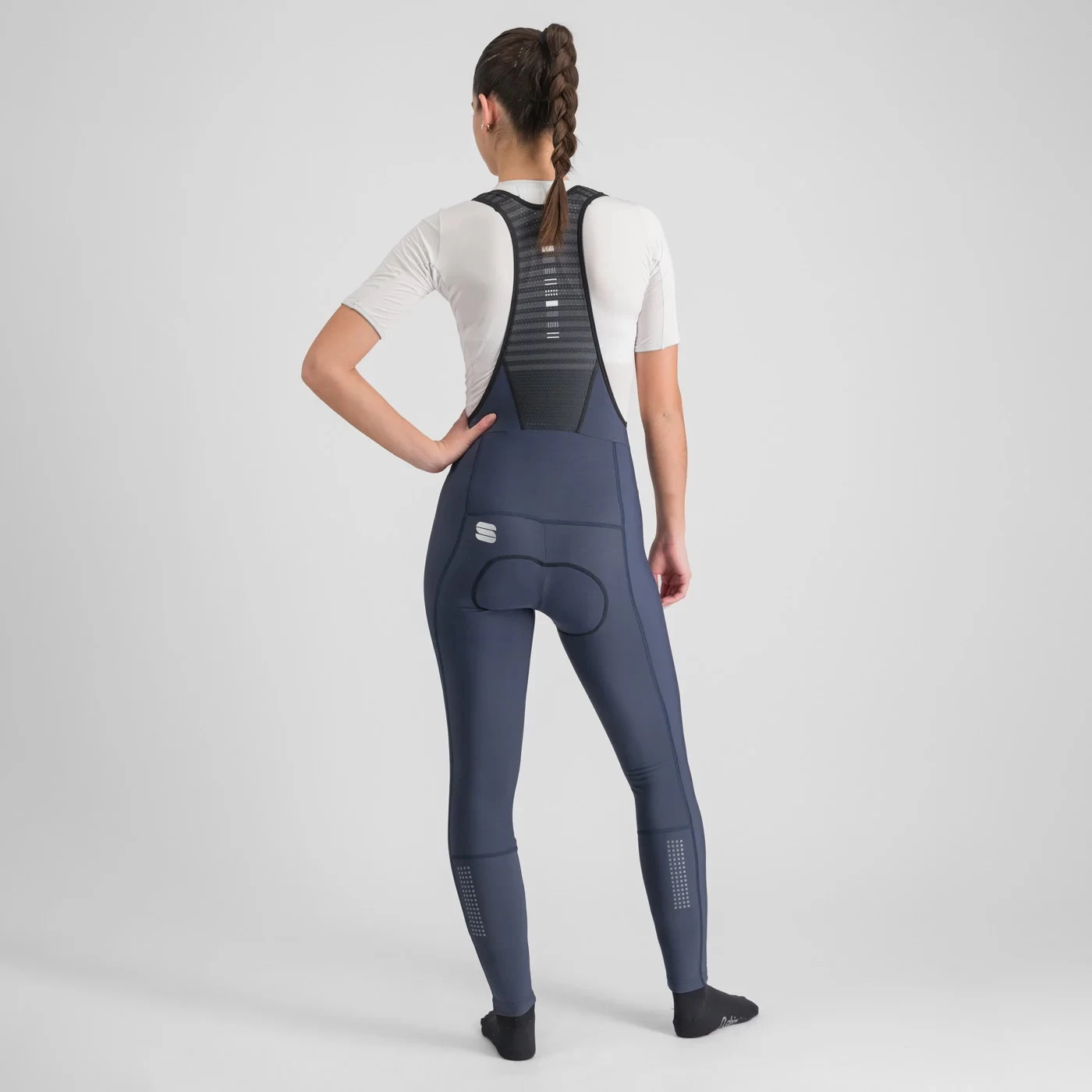 Sportful Classic Women's Bib Tights - Galaxy Blue - Image 9