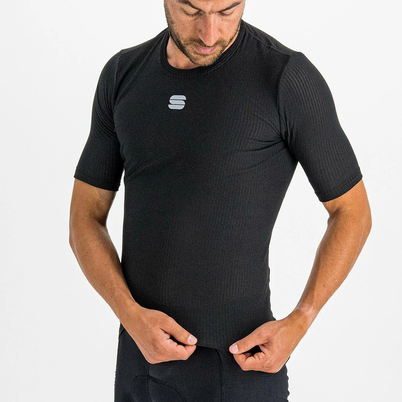 Sportful BodyFit Pro Men's Short Sleeve Base Layer - Black - Image 2
