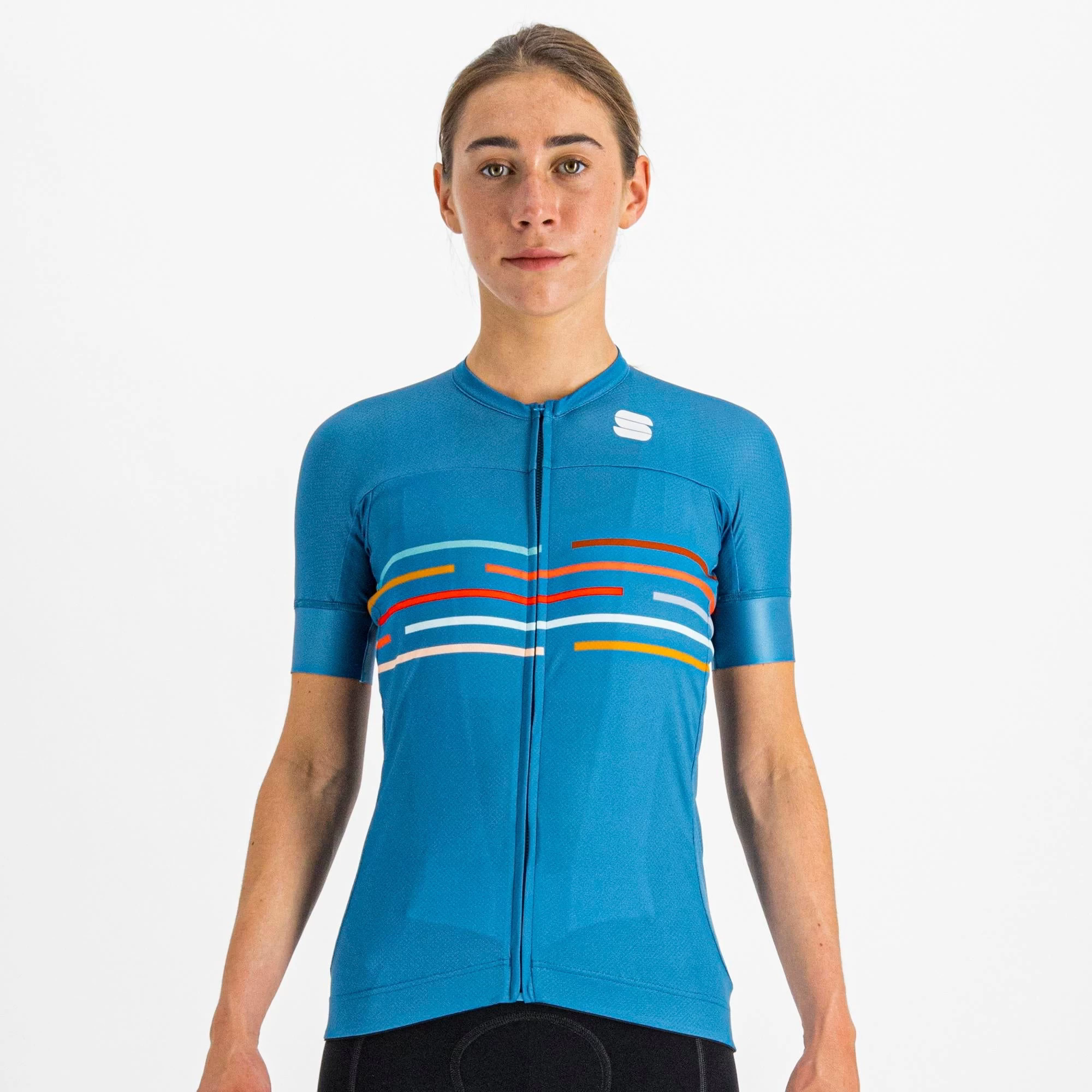 Sportful Vélodrome Women's Short Sleeve Jersey - Berry Blue - Image 4