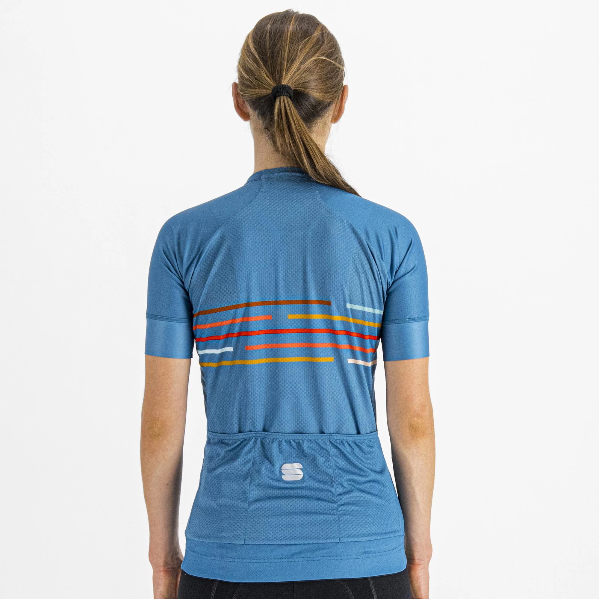 Sportful Vélodrome Women's Short Sleeve Jersey - Berry Blue - Image 3