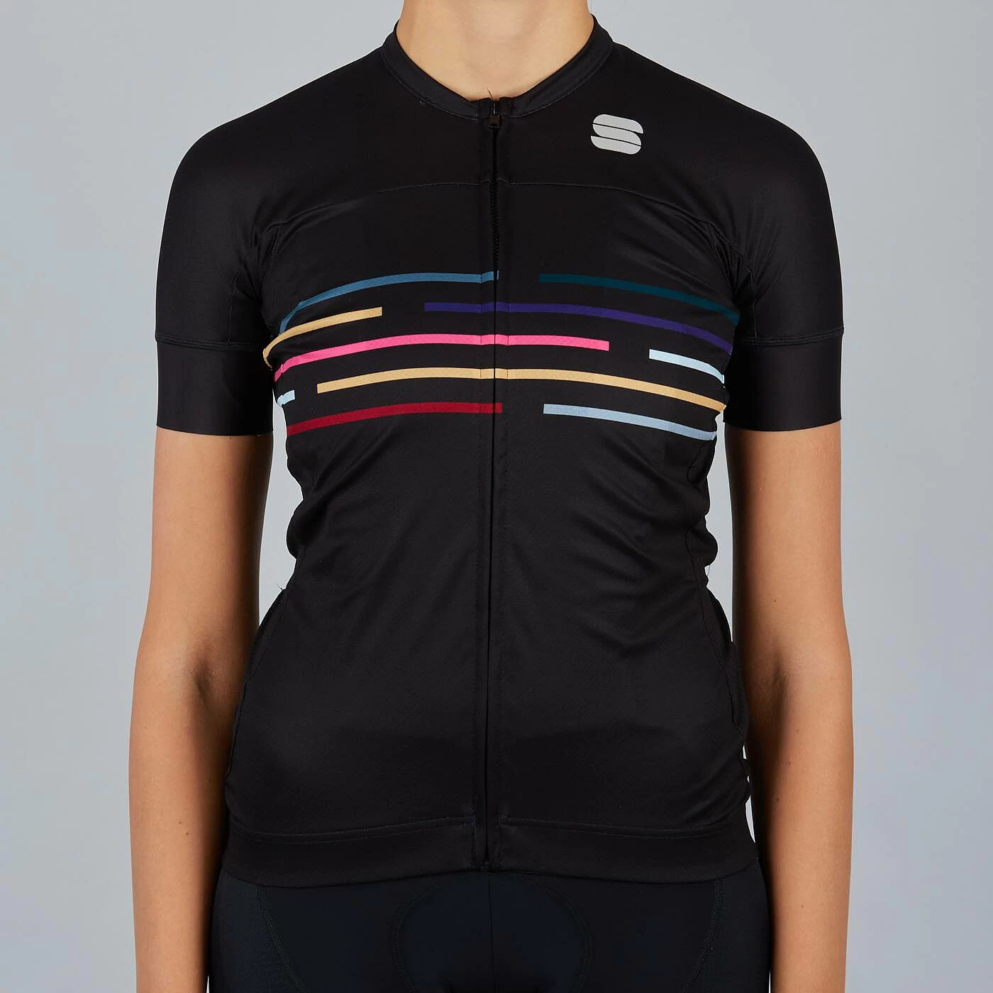 Sportful Velodrome Womens Short Sleeve Jersey - Black