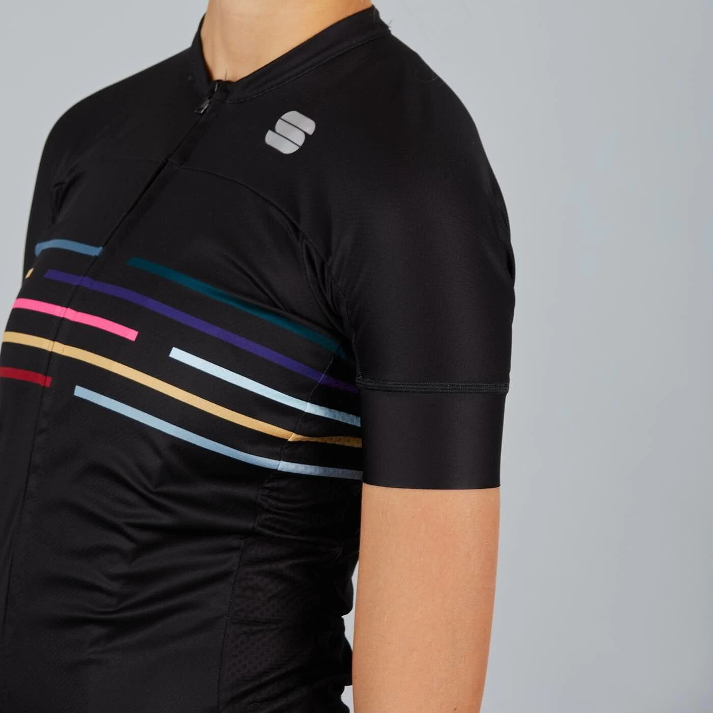 Sportful Velodrome Womens Short Sleeve Jersey - Black - Image 6