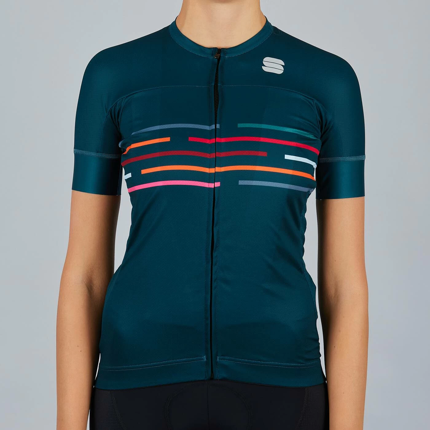 Sportful Velodrome Womens Short Sleeve Jersey - Black - Image 3