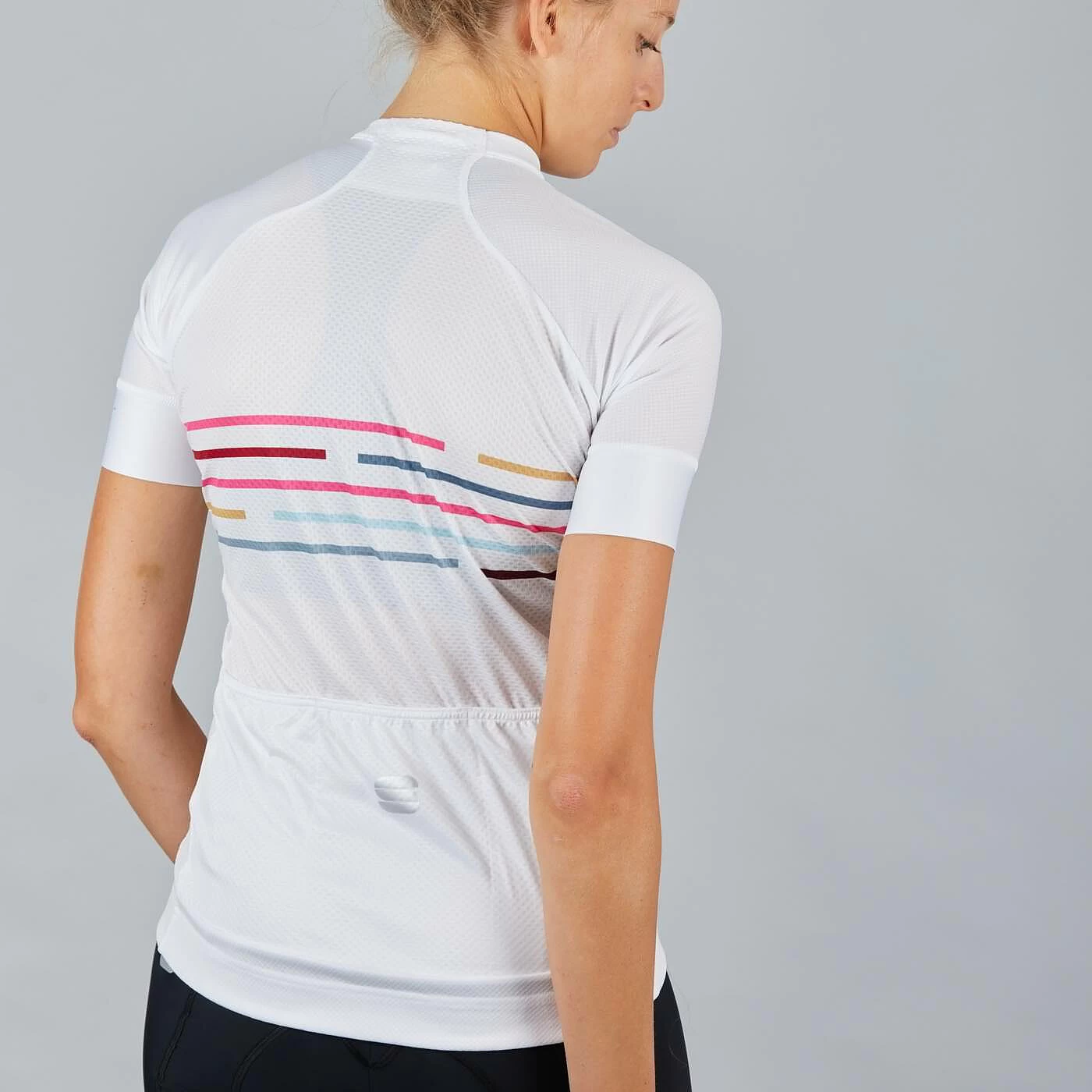 Sportful Velodrome Womens Short Sleeve Jersey - White - Image 3