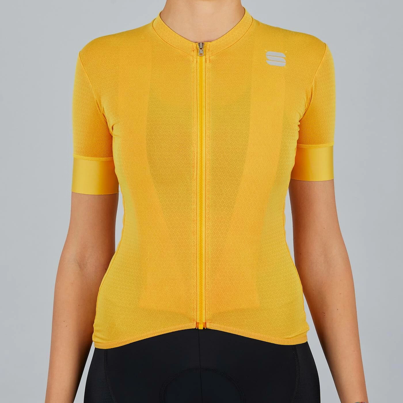 Sportful Monocrom Womens Short Sleeve Jersey - Yellow - Image 6