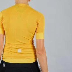 Sportful Monocrom Womens Short Sleeve Jersey - Yellow
